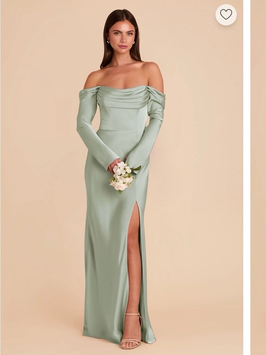 Birdy Grey Dresses & Skirts - Birdy Grey Maya Dress Matte Satin Sage